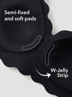 NEW DROP - LIMITED STOCK - Scalloped Push-Up Wireless Jelly Bra