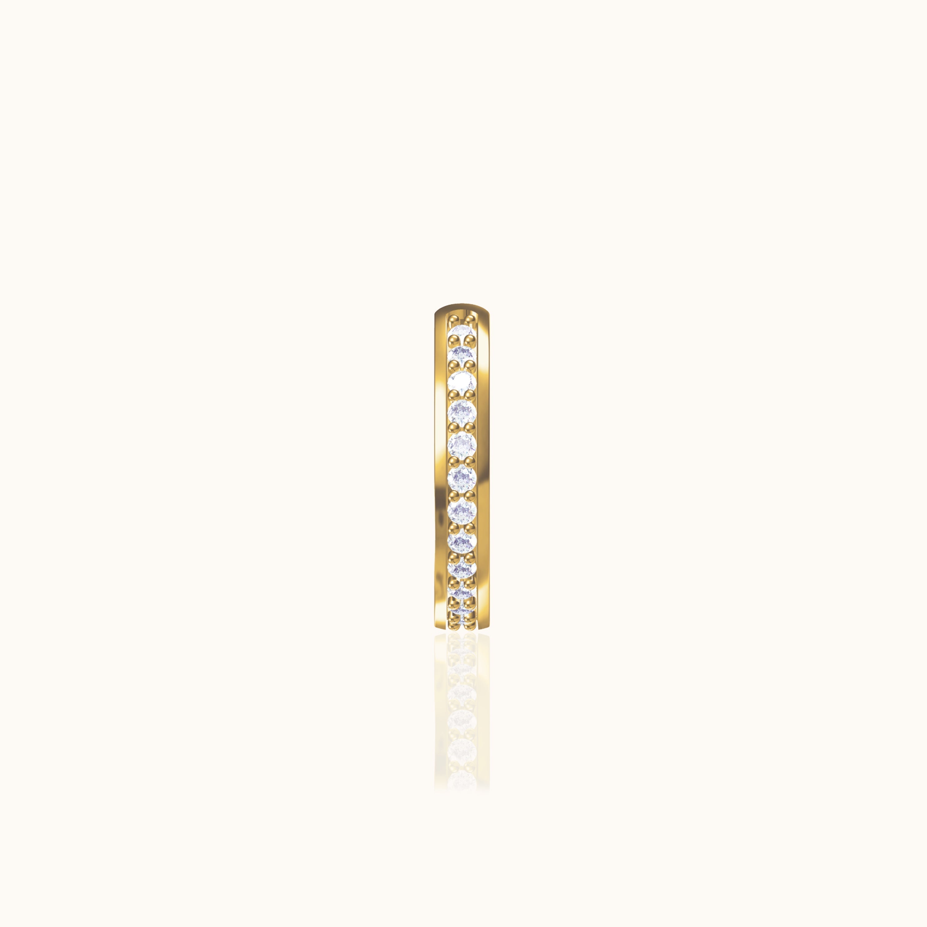 Single CZ Ear Cuff