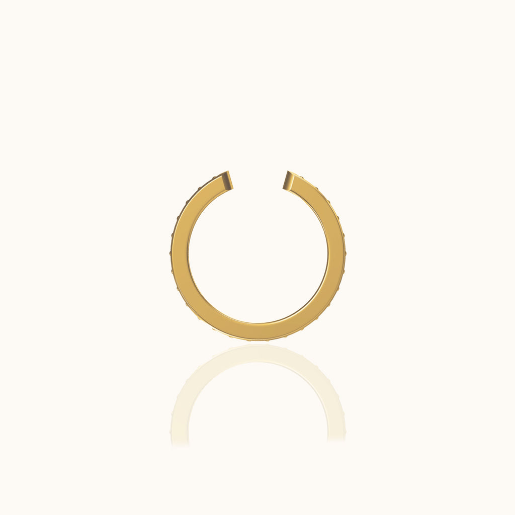 Single CZ Ear Cuff