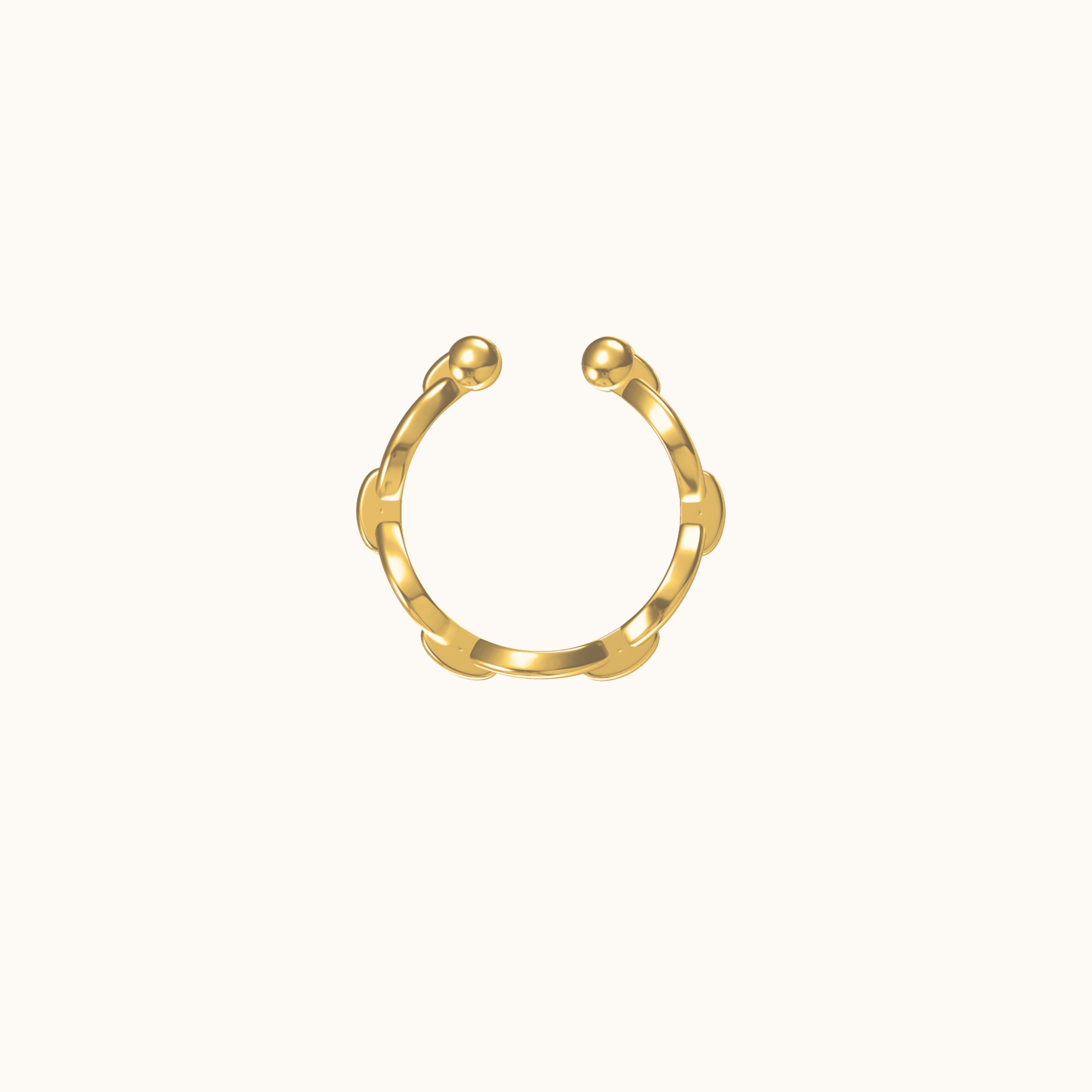Single Chain Ear Cuff