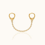 Single Handcuff Chain Earring