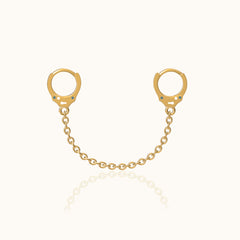 Single Handcuff Chain Earring