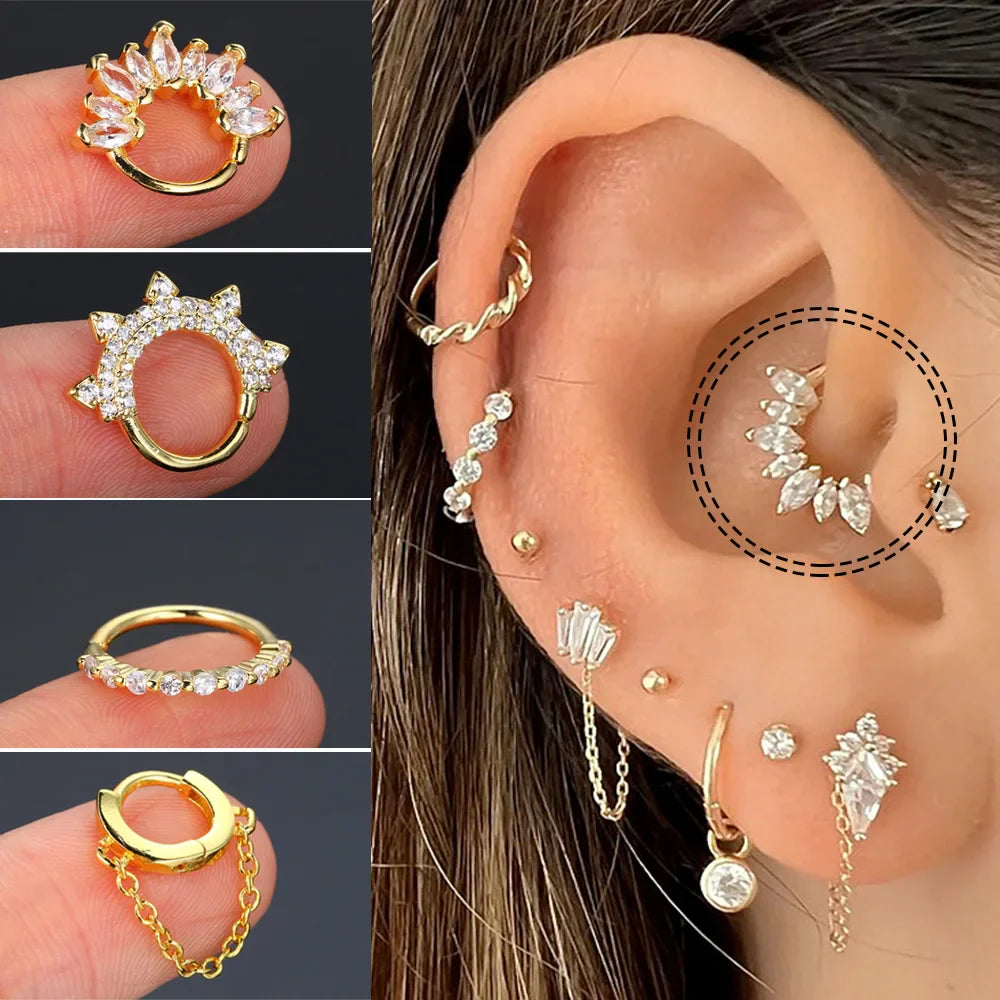 Tragus Hoop Earrings