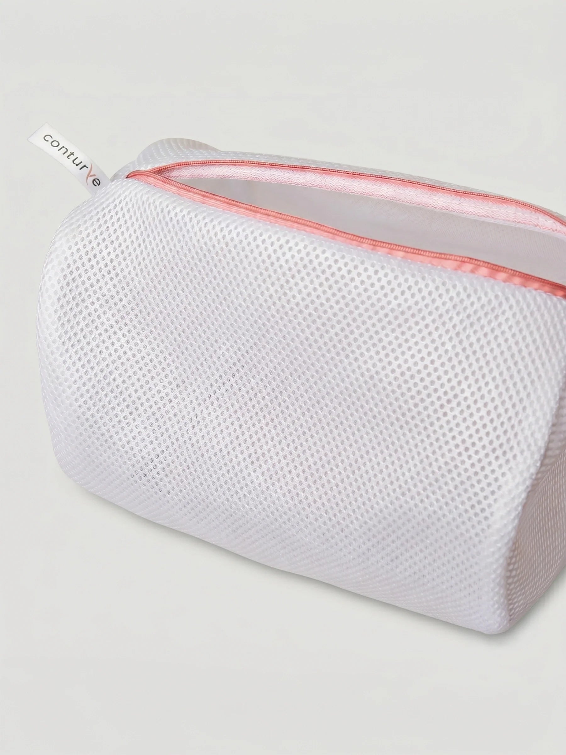 White Mesh Wash Bag