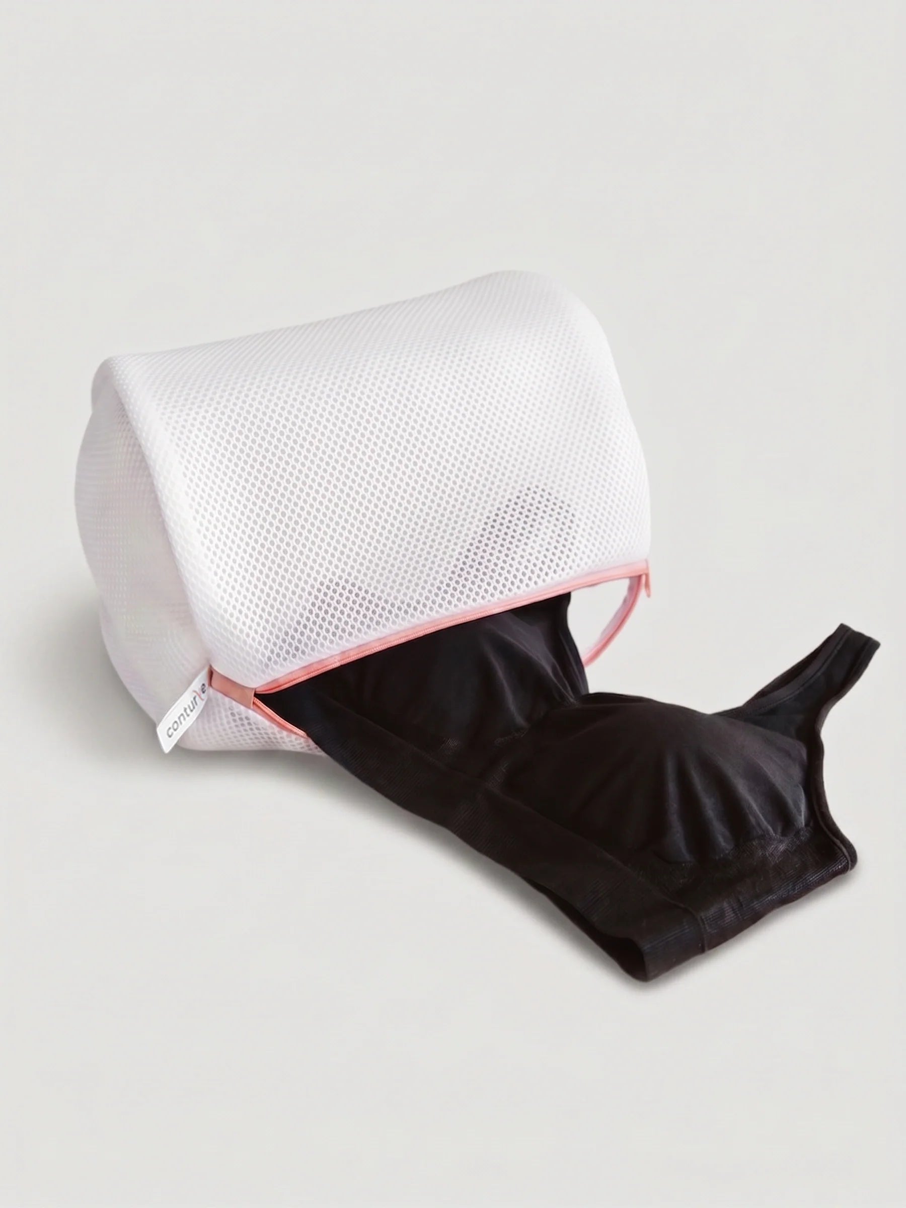 Free White Mesh Wash Bag