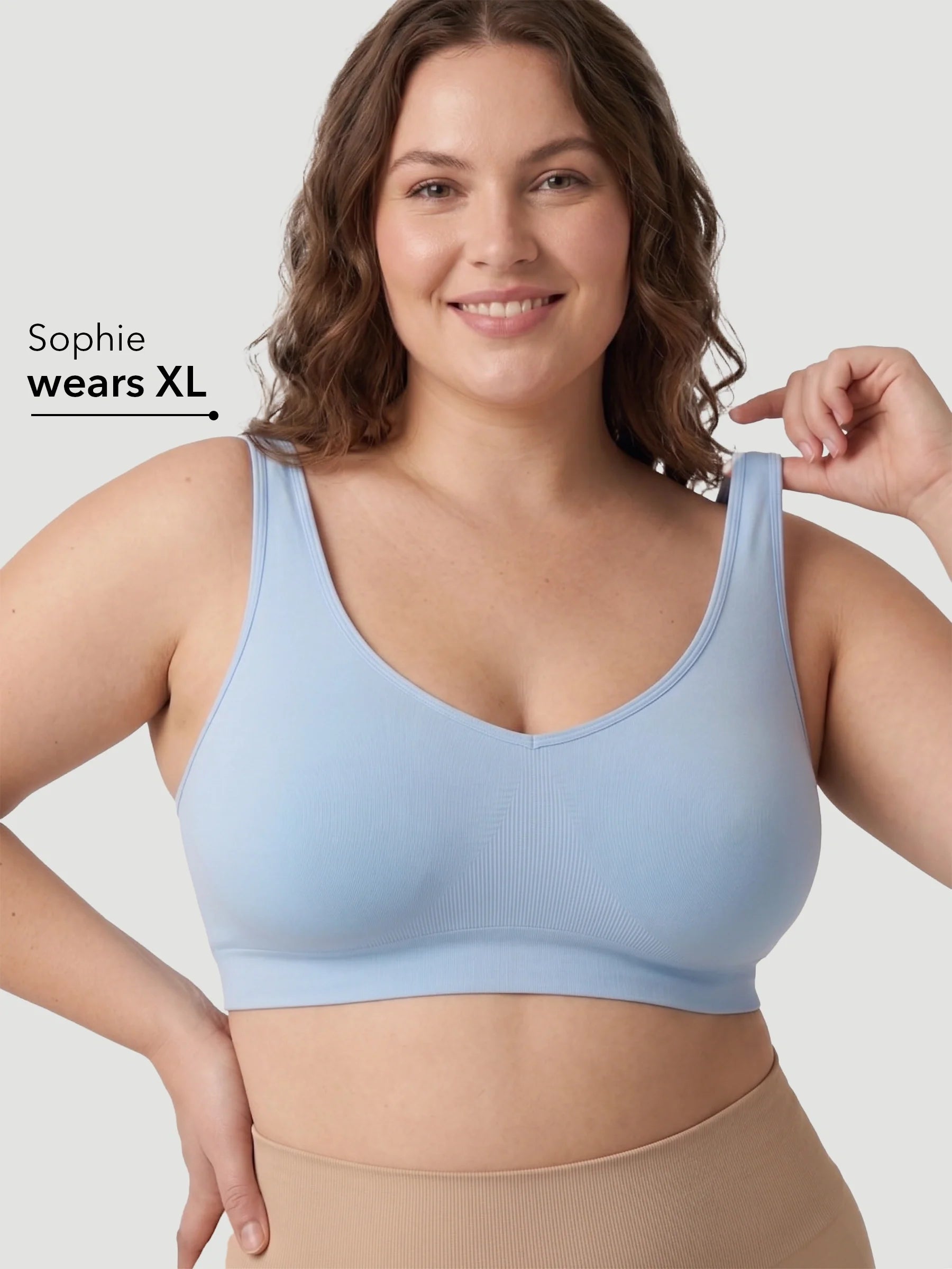 Daily Comfort Throw-on Wirefree Bra (A-FF Cup)