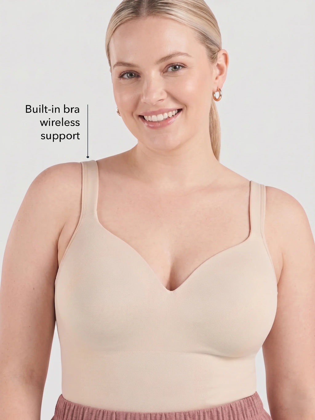Ultimate Comfort Built-In Bra Shaper Cami