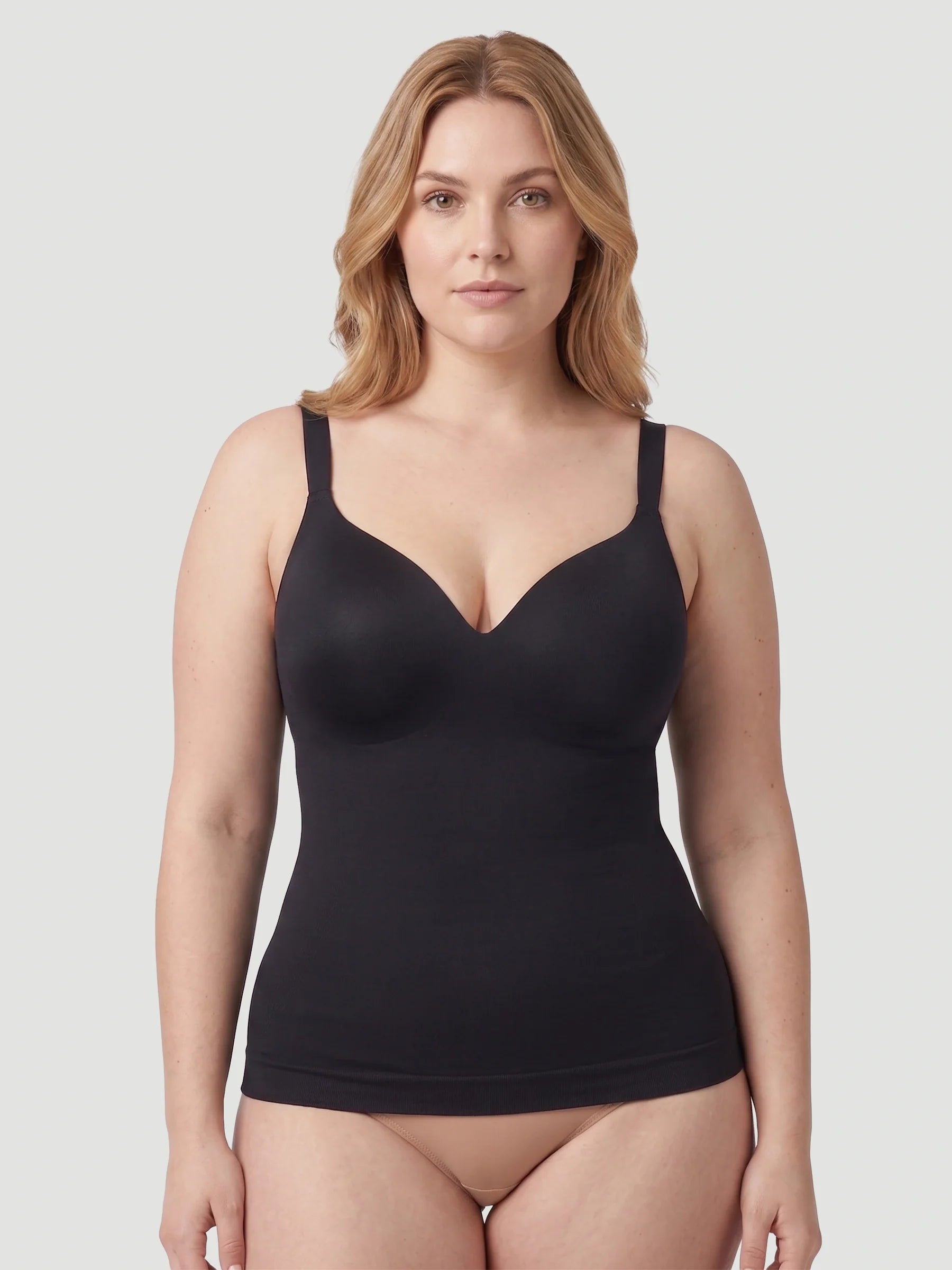 2-Pack Ultimate Comfort Built-In Bra Shaper Cami