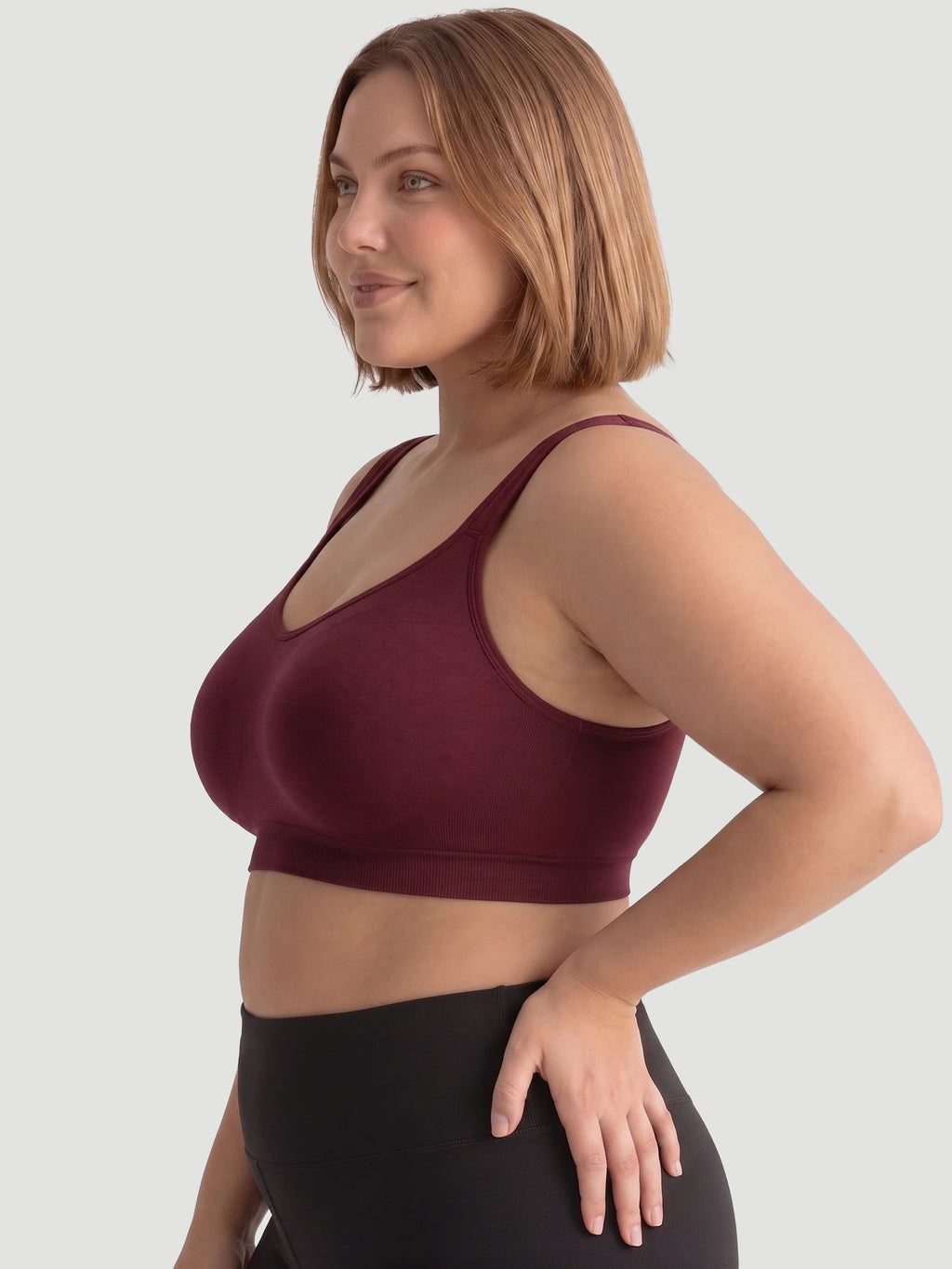 2-Pack Adjustable Wire Free Shaper Bra (Cups A-FF) + FREE Bra Extender