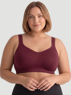 2-Pack Adjustable Wire Free Shaper Bra (Cups A-FF) + FREE Bra Extender