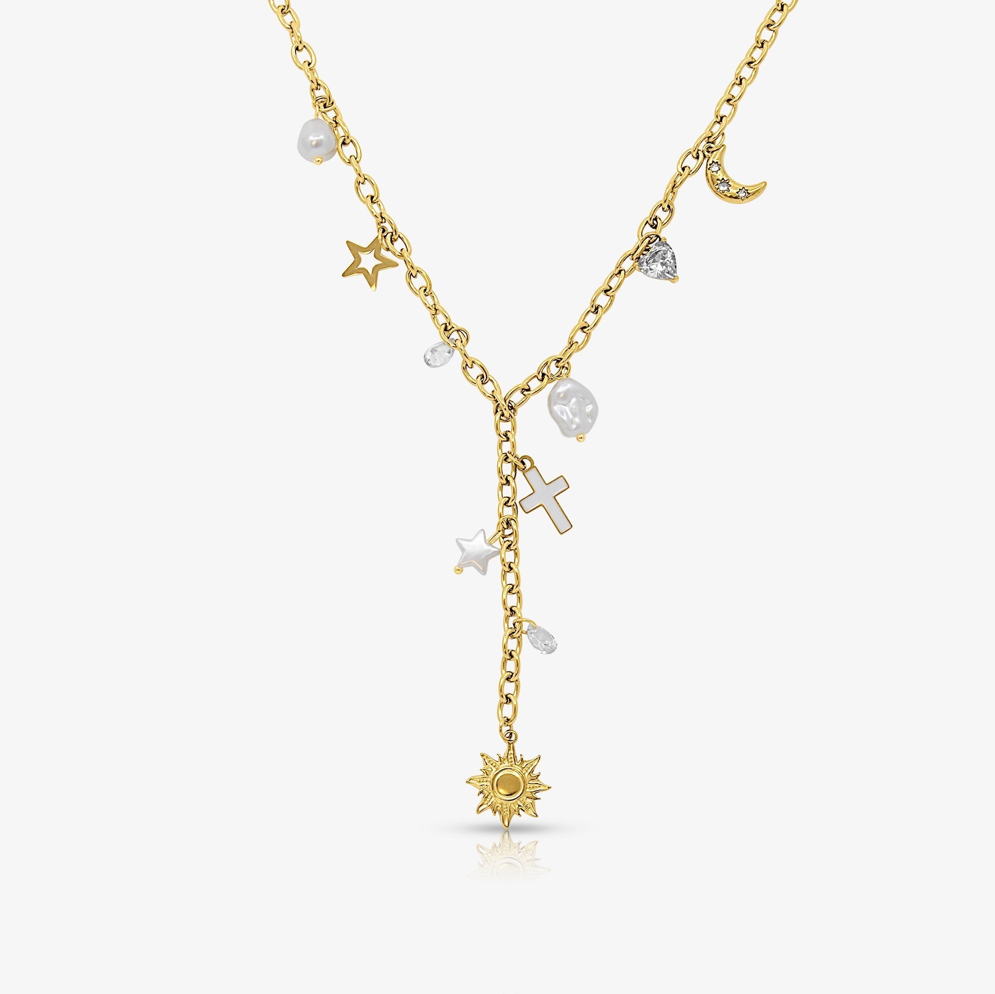 Wish Upon a Charm Lariat Necklace