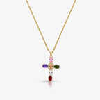 Heavenly Glow Cross Necklace