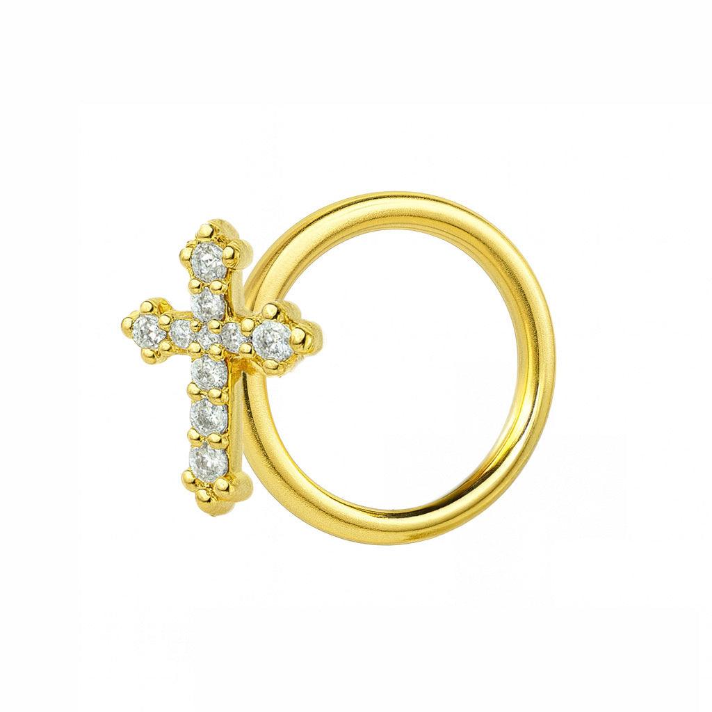 Cross Babe Nose Ring