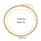 Wholesale Fashion Gold Plated Necklace Set Tarnish Free Jewelry Enamel Stainless Steel Pendant Necklace