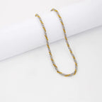 High Quality 316L Stainless Steel Two-Tone Necklace Elegant Fashion Trendy Collar Jewelry 2024 NEW