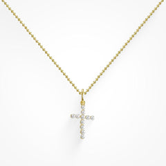 Heavenly Hour Cross Necklace