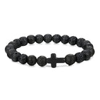 Crossed Stone Bracelet