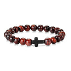 Crossed Stone Bracelet