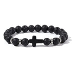 Crossed Stone Bracelet