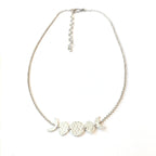 Moon Phase Necklace in Sterling Silver