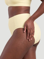 High Waist Seamless Bonded Brief Underwear
