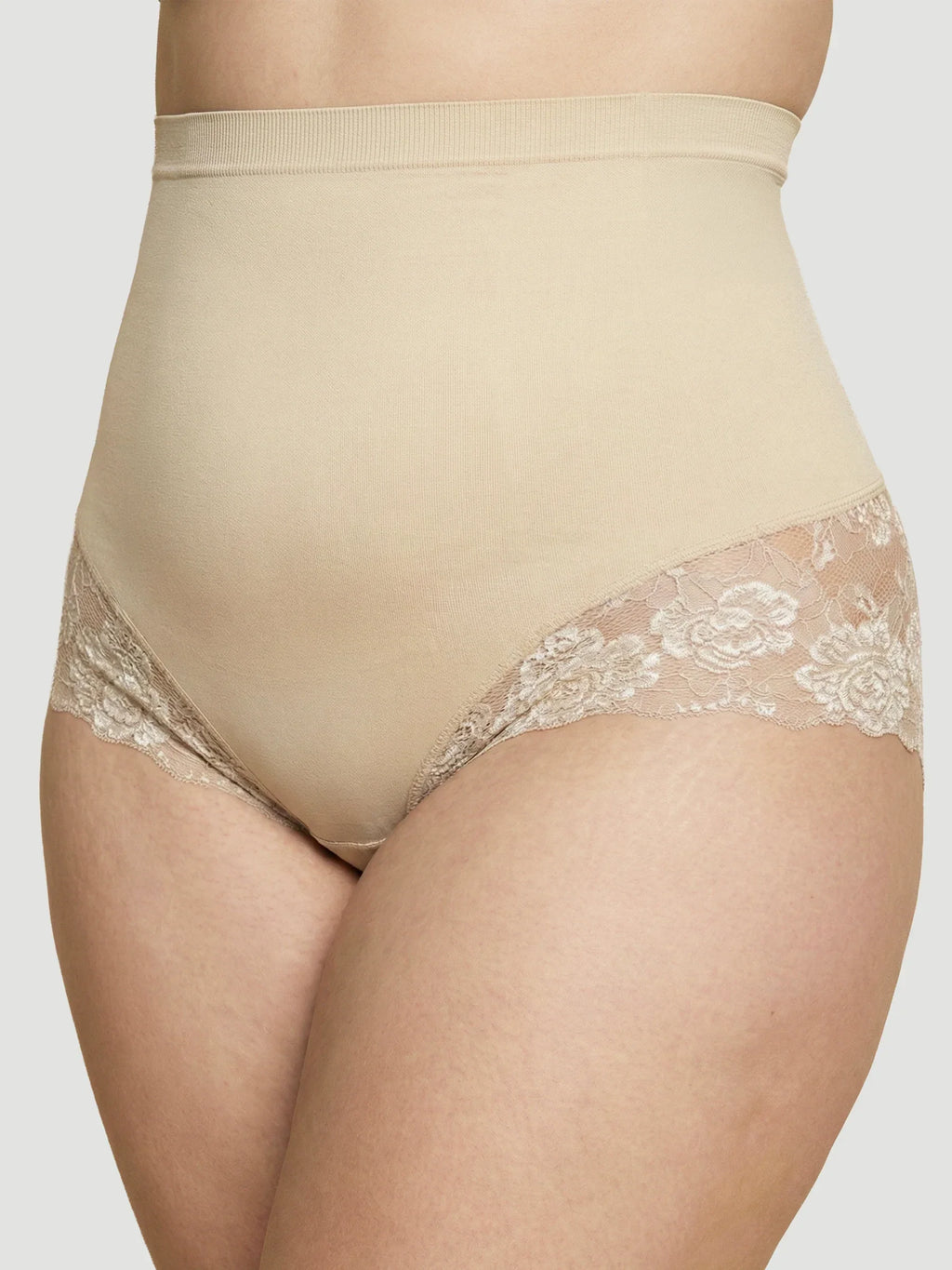 High Waisted Shaping Lace Panty