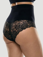 High Waisted Shaping Lace Panty