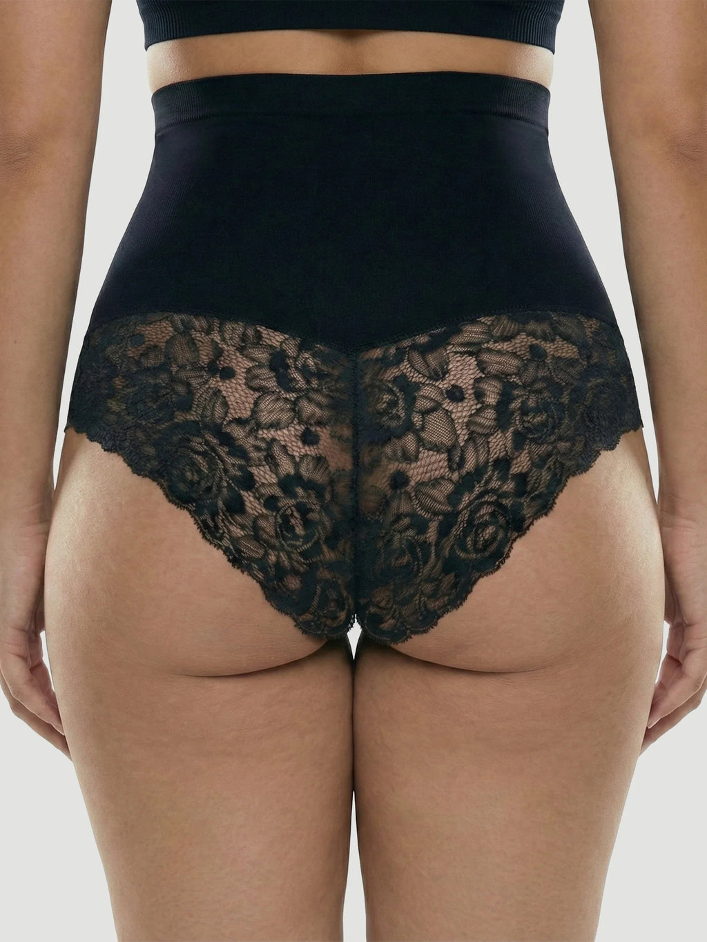 High Waisted Shaping Lace Panty