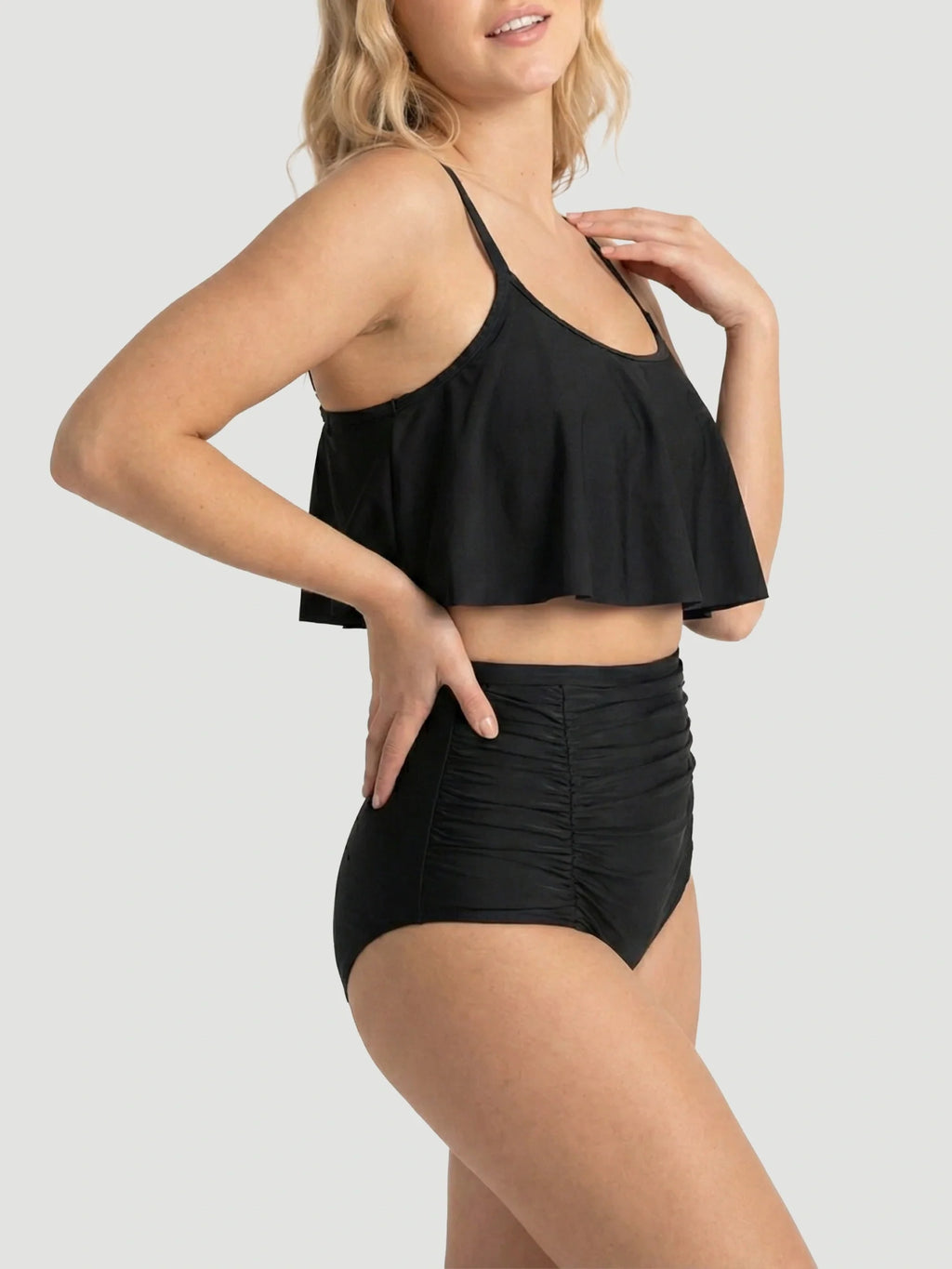 Ruffled Bikini Top