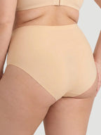High Waist Seamless Bonded Brief Underwear