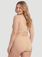 High Waist Seamless Bonded Brief Underwear