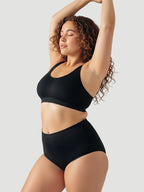 High Waist Seamless Bonded Brief Underwear