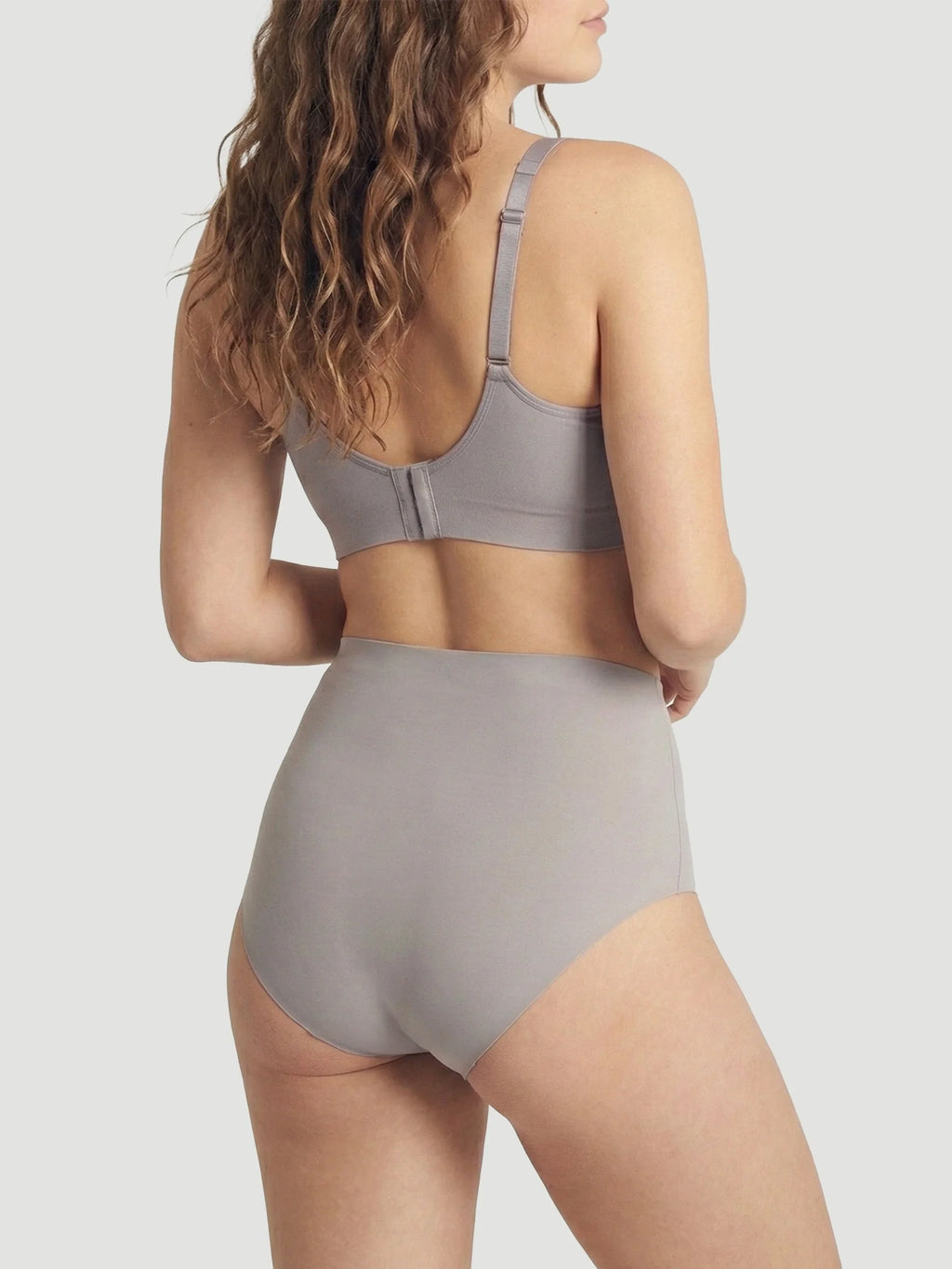High Waist Seamless Bonded Brief Underwear