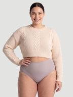 High Waist Seamless Bonded Brief Underwear
