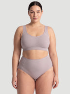 High Waist Seamless Bonded Brief Underwear