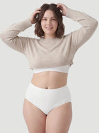 High Waist Seamless Bonded Brief Underwear