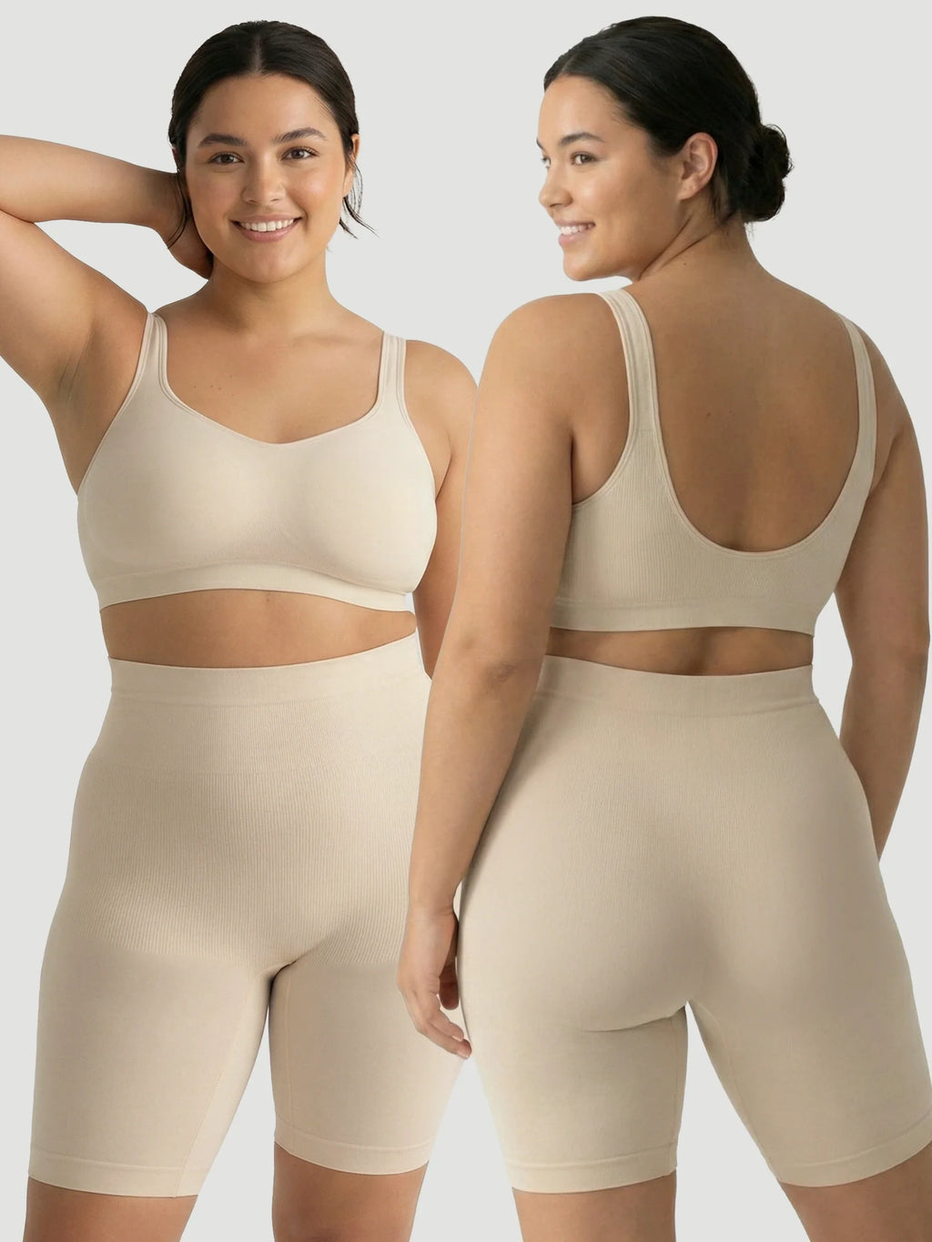 2-Pack High Waisted Shaping Shorts