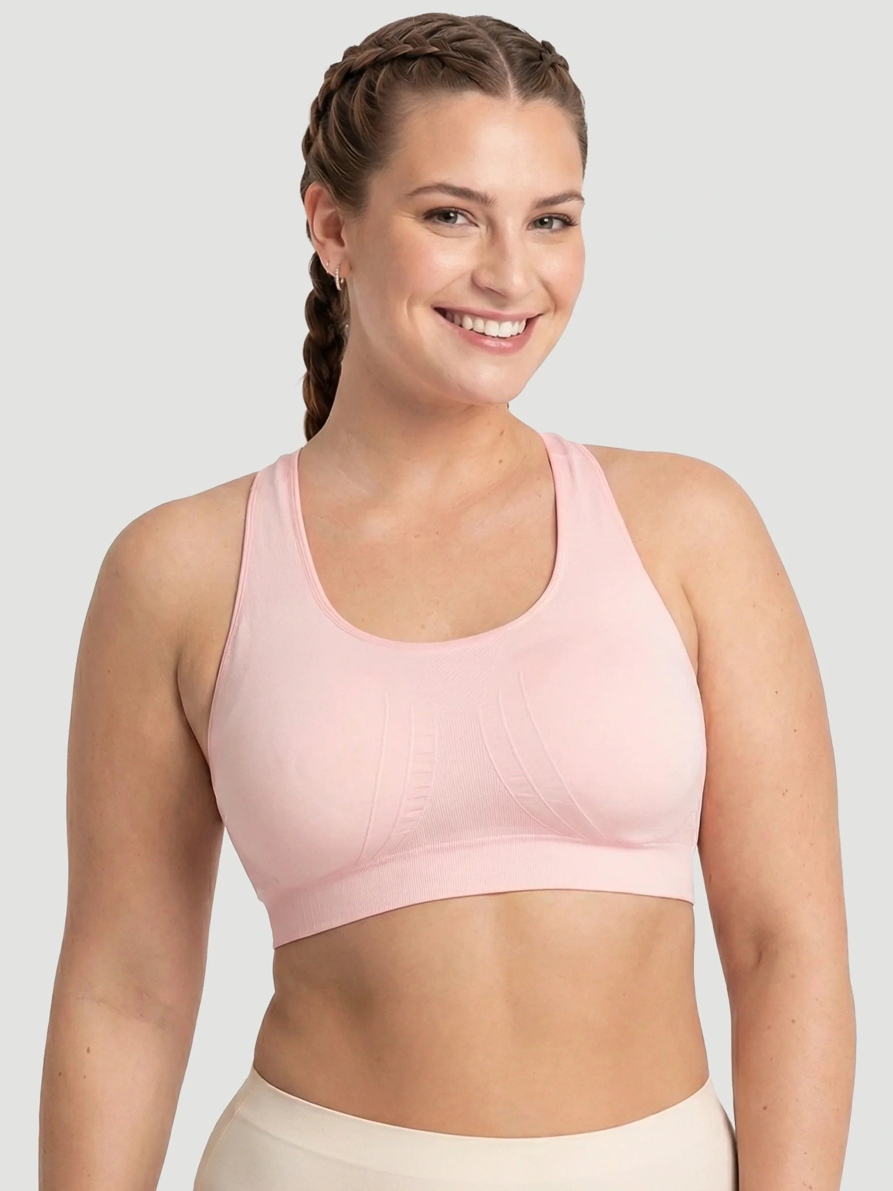 Seamless Racerback Sports Bra
