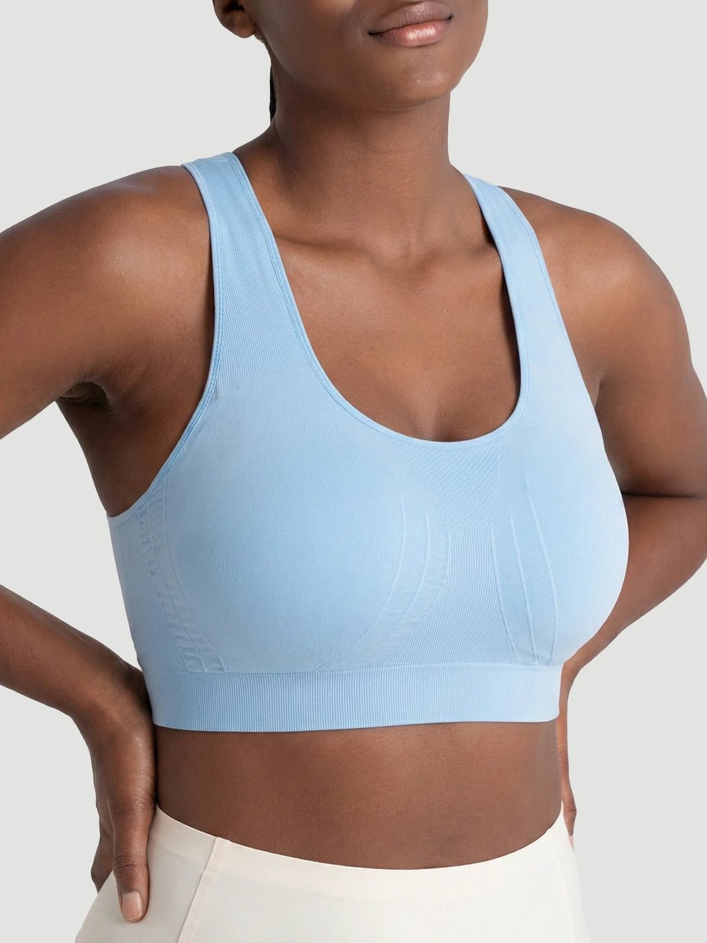 Seamless Racerback Sports Bra