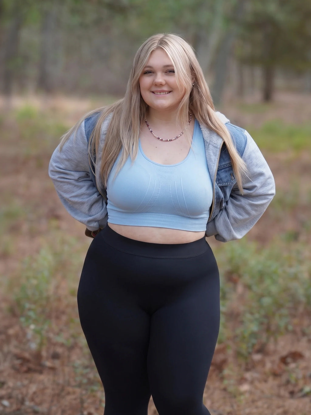Seamless Racerback Sports Bra