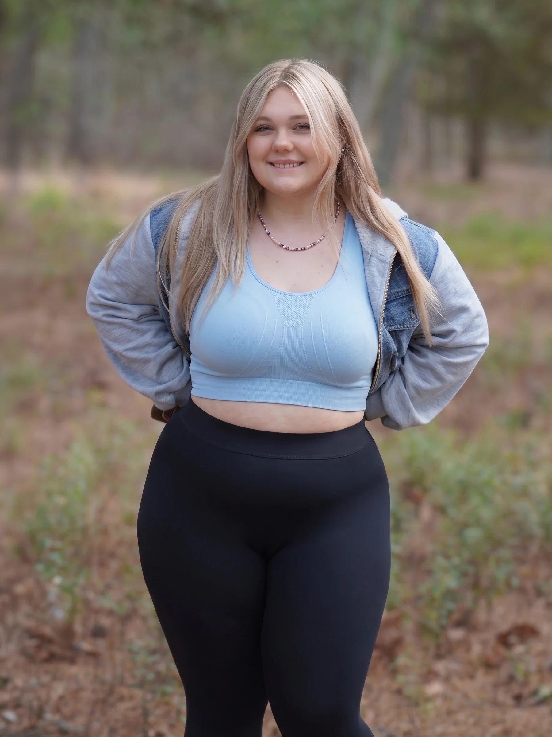 Seamless Racerback Sports Bra