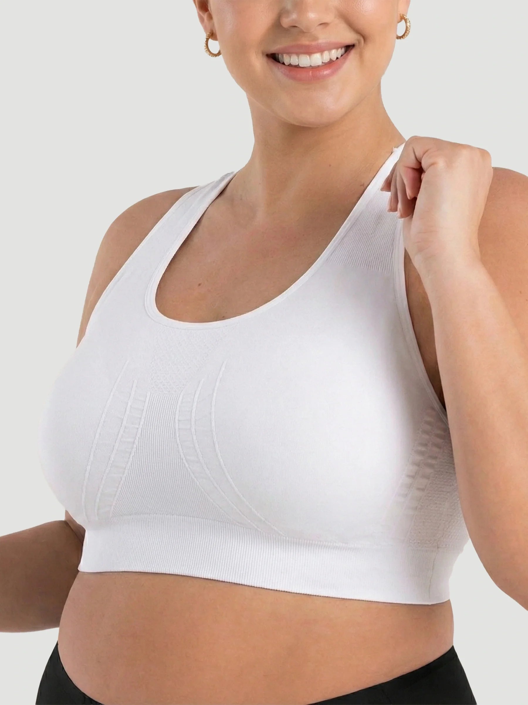 Seamless Racerback Sports Bra