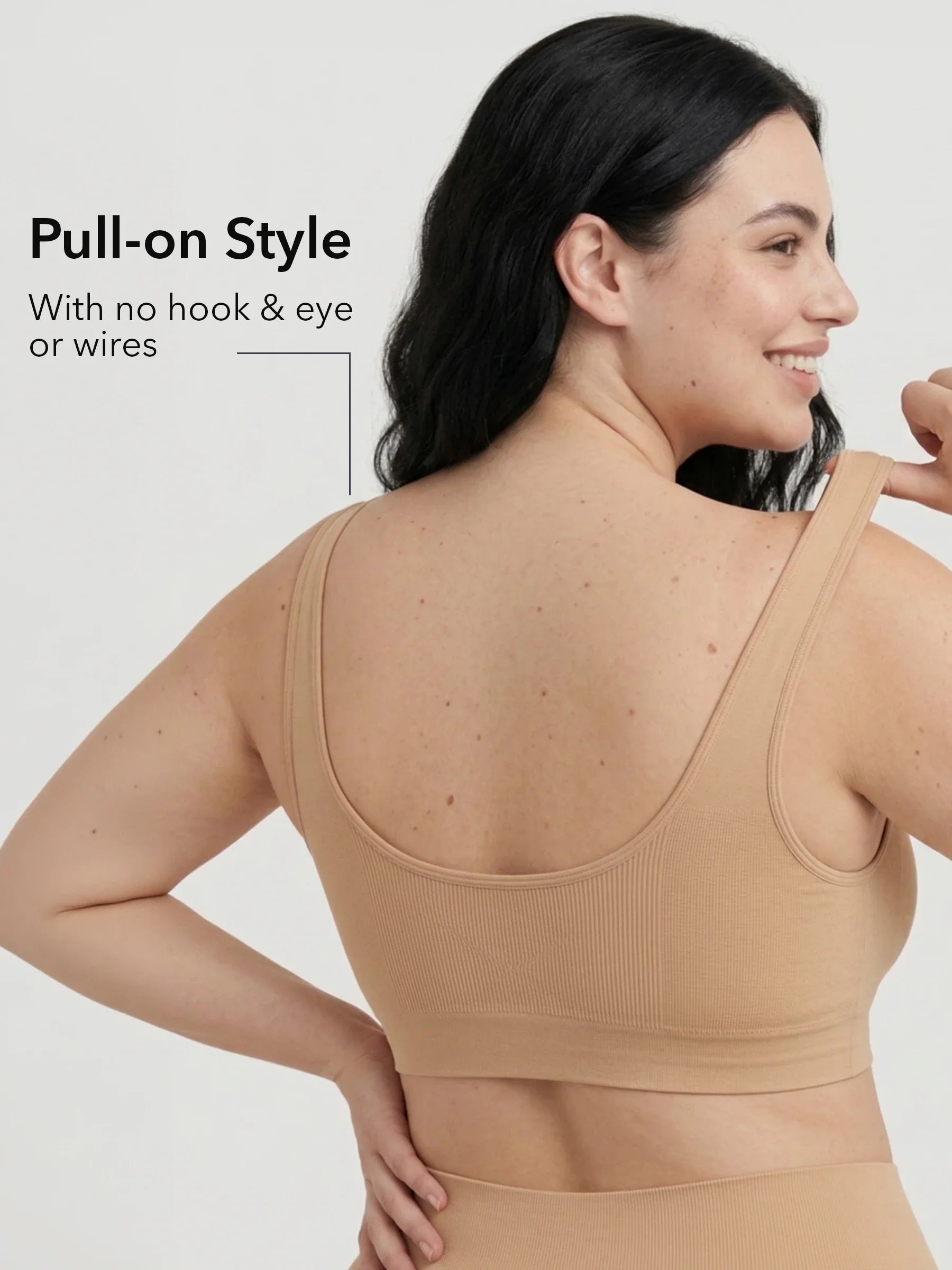 SPECIAL OFFER: Daily Comfort Throw-on Wirefree Bra (A-FF Cup) 80% OFF
